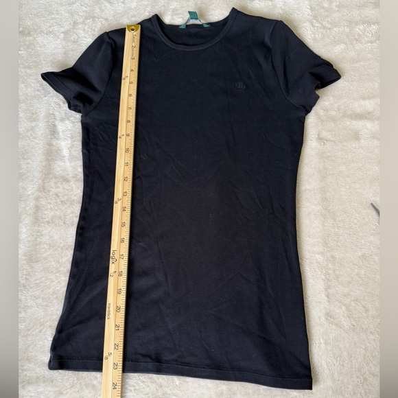 Ralph Lauren Black Short Sleeve Tee Classic Design - Picture 6 of 6